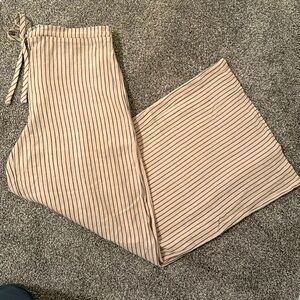 NWT Promesa striped flowy wide leg pants size S